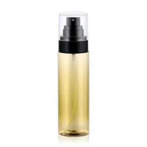100 мл пустой мелкий туман упаковка коричневые ПЭТ пластиковые бутылки для лица спрей для жидкостей парфюмерная косметика