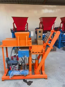 Gạch Làm Máy Móc Diesel Khối Đất Sét Làm Máy Khối Tạo Thành Máy Màu Đỏ Đất Khối Nhà Sản Xuất Cho Doanh Nghiệp Nhỏ - Product Image 2
