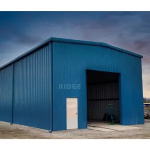 Fireproof Steel Frame Carport Prefab Garage Metal Garden Storage Shed House