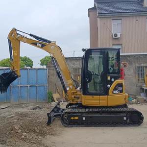 Japan Cat 304 4ton 304cr mini crawler excavator Caterpillar 303CR 304CR 305CR <b>swing</b> boom mini digger - Product Image 2