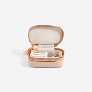 Boîte à bijoux de luxe portable carrée pour voyage, coffret cadeau pour bague de fiançailles, emballage pour bijoux - Product Image 2
