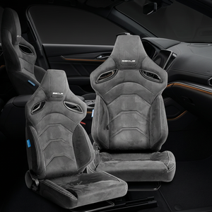 Siège sport universel OEM SSCUS Uniq Alcantara modèle UNIQ-AL avec inclinaison réglable pour usage quotidien et sur circuit - Product Image 1