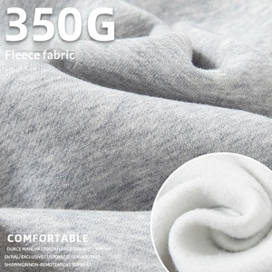 Felpa Corta con Cappuccio Oversize in Pile Pesante 350G, Autunno 2025, Stile Trendy e Comodo per <span class=keywords><strong>Uomo</strong></span> - Product Image 3