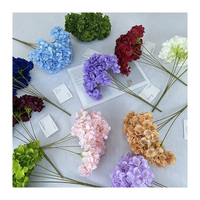 Groothandel Hete Verkoop Simulatie Hortensia Bos Eenvoudige Outdoor En Indoor Bloem Huisdecoratie
