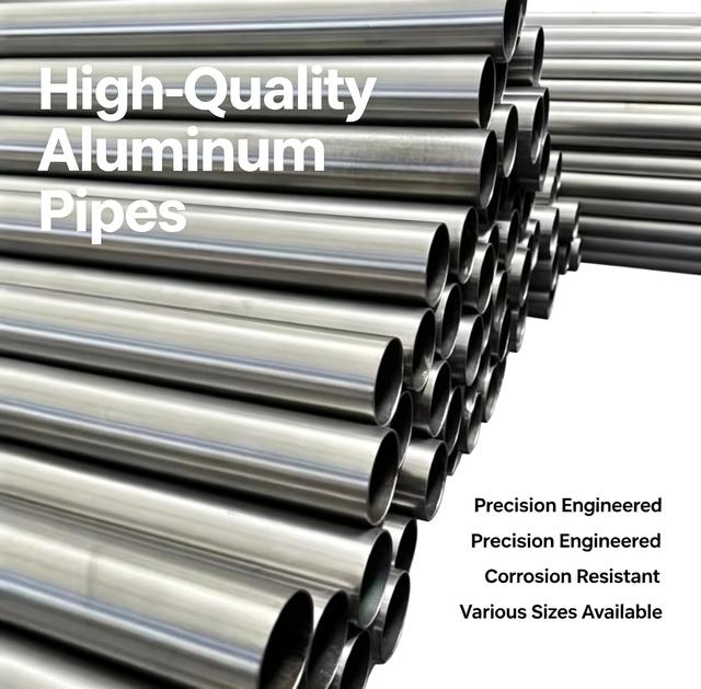 Aluminum Tubes 1050 1060 1100 6063 7075 Series 0.5-8.0mm Wall Thick Strong Corrosion Bending Welding Industrial Aluminum Pipes