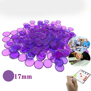 Accessoires <span class=keywords><strong>de</strong></span> <span class=keywords><strong>bingo</strong></span> en plastique 100 pièces/sac pièces rondes colorées en plastique 17mm puce <span class=keywords><strong>de</strong></span> <span class=keywords><strong>bingo</strong></span> <span class=keywords><strong>magnétique</strong></span> transparente - Product Image 6
