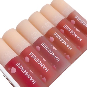 Han Jini Fireworks Bear Lip Glaze Mirror Water Lip Glaze Lipstik Terjangkau Grosir - Product Image 6