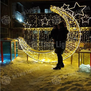 Lumière LED étanche IP65 Ramadan Moon pour les expositions de festivals en plein air, les aménagements paysagers et l'utilisation de Noël dans les parcs, les centres commerciaux et les espaces publics - Product Image 5