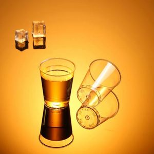 Pack Clear Plastic Drinking Wine Sampling <b>Cups</b> for Weddings Birthdays <b>Disposable</b> Snacks Tumbler Bpa-Free Promotion Gift - Product Image 2