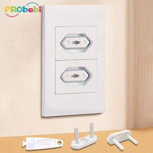 OL007 Probebi เต้าเสียบปลั๊กไฟ2ขาสำหรับป้องกันเด็กป้องกันปลั๊กช็อตไฟฟ้า - Product Image 1