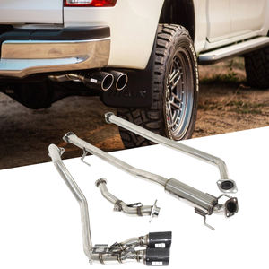 Sistema de Escape Doble de Acero Inoxidable para Hilux Revo, con Doble Salida de Escape Trasera - Product Image 1