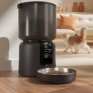 Elecpet 3'ü 1 Arada Akıllı Evcil Hayvan Besleyici, Lazer Takip Uygulaması Kontrolü, Yapay Zeka Destekli 4L Otomatik Kedi Mama Dağıtıcısı, 1080P 2 Kameralı - Product Image 1