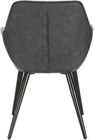 Mobilier de maison de luxe Restaurant Fauteuil baroque rococo en cuir blanc Sedie Pranzo Chaises de salle à manger contemporaines bon marché pour hôtel