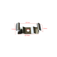 T6 T8 T10 Acero inoxidable U Clip cuña tubo lámpara Base soporte conector accesorios de iluminación para luz fluorescente LED