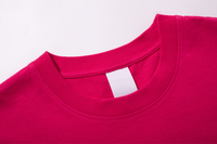 T-shirts unis Fit blanc hommes t-shirt en vrac unisexe qualité lâche goutte épaule 100% coton surdimensionné hommes rose court Hip Hop