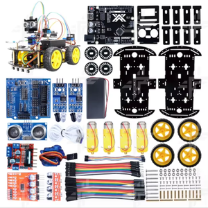 R3 Ultrasons Infrarouge Évitement d'Obstacle Smart Car Package Tracking compatible avec le kit de programmation de voiture Ard-uino - Product Image 5