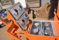 Bloc manuel de la terre de brique d'argile faisant la machine à vendre