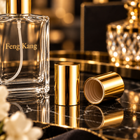 Flacons de parfum rectangulaires en verre, étanches, imprimés sur mesure, boîtes cadeaux personnalisées