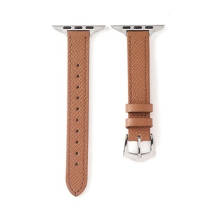 Bracelet en cuir véritable Upro Slim Tapered pour Apple Watch 11, bracelet à grain de palme pour iWatch Series 11 10 9 8 SE - Product Image 4