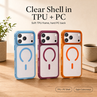 Coque de téléphone iPhone 16 Pro Max en TPU PC avec coussin d'air, transparente, imprimée, avec applique en strass, fournisseurs en gros, en vrac
