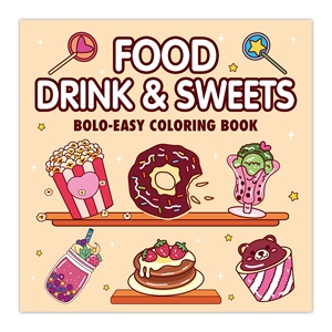 Libro <span class=keywords><strong>para</strong></span> Colorear <span class=keywords><strong>para</strong></span> <span class=keywords><strong>Adultos</strong></span> y Adolescentes de 52 Páginas con Cubierta de Papel <span class=keywords><strong>para</strong></span> Pintura Gouache, Encuadernación Térmica y Cosida - Product Image 6