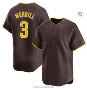 Wholesale Best Quality Custom Cheap Stitched Breathable 100% Polyester <strong>Baseball</strong> <strong>Jerseys</strong> San Diego <strong>Padre</strong> 23 Tatis Jr. 13 Machado - Product Image 1