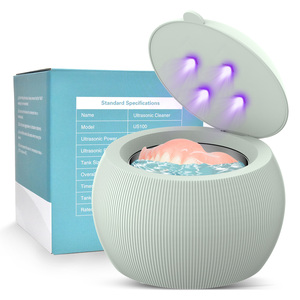 Ultrasonic <b>Cleaner</b> US100 24W 45kHz 0.2L Tank Denture Aligner <b>Retainer</b> Dental Mouth Guard <b>Cleaner</b> Household Use - Product Image 1