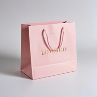 Exquise luxe eco-vriendelijke papieren tas met opdruk, ivoorwit, met handvat op handlengte, voor kleding/schoenen/bont/cosmetica/fruit