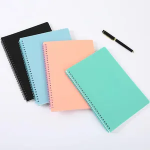 Trường khuyến mãi dày tùy chỉnh bìa cứng A5 xoắn ốc ràng buộc giấy libretas máy tính xách tay