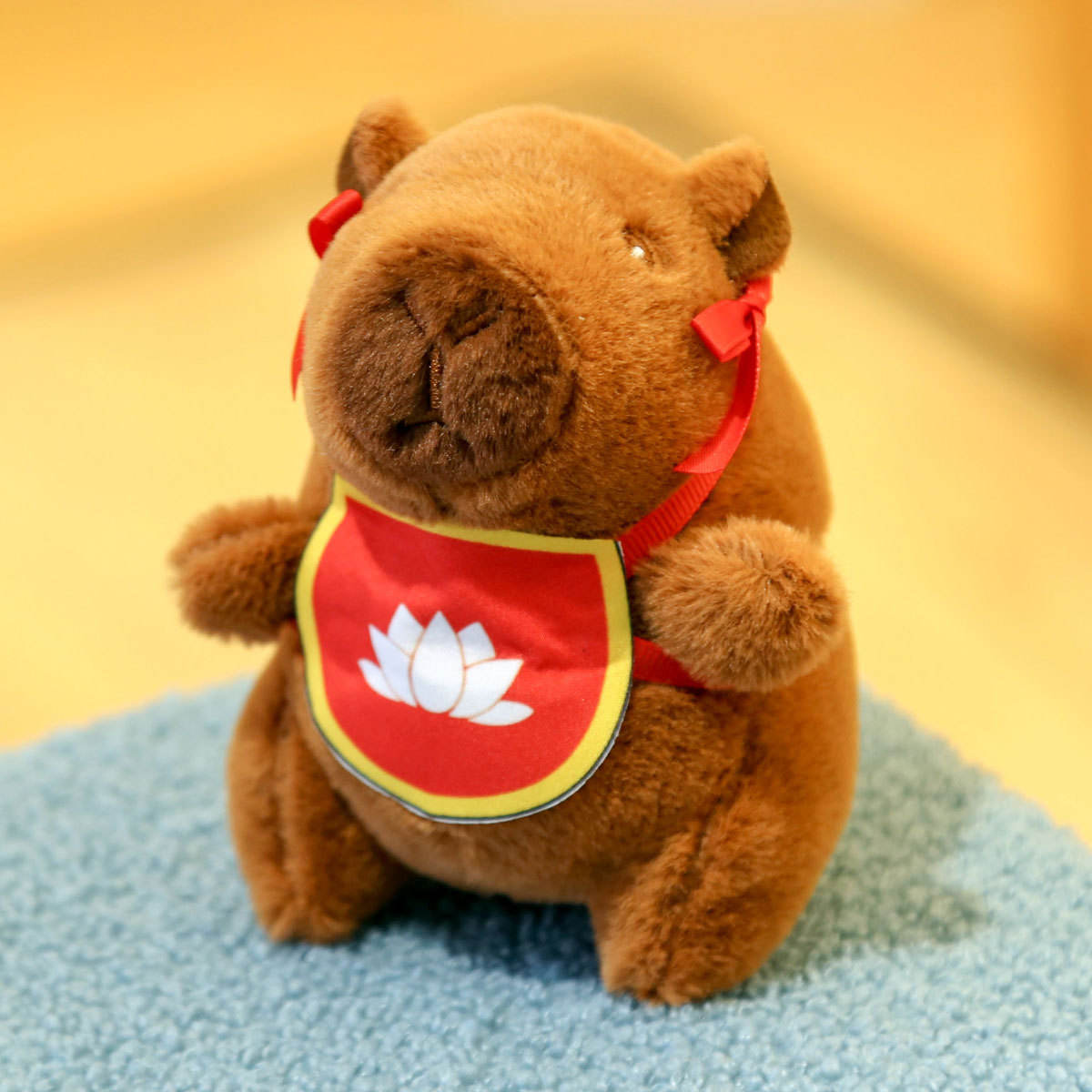 Capybara-bande de ventre de lotus-12cm