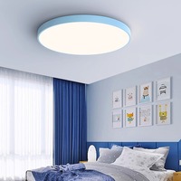 30W 40W 50W 60W 80W Plafonnier LED rond 50cm diamètre 5cm d'épaisseur style macaron moderne encastré pour salon chambre à coucher
