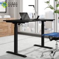 Cadre de bureau ergonomique électrique réglable en hauteur pour le travail debout, l'étude et l'ordinateur