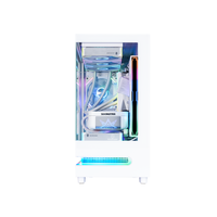 Chasis de PC para Juegos Nuevo al por Mayor, Caja de PC Micro ATX, Hardware para Juegos, Cajas y Torres de PC, Gabinete de PC para Juegos RGB de Vidrio