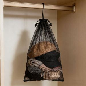 Multipurpose Black Mesh <b>Bag</b> - <b>Large</b> Capacity Organizer for Tennis Equipment, Snorkeling Gear & Swim Accessories - Product Image 4