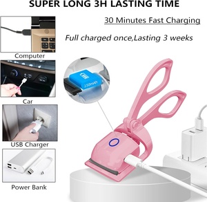 最畅销产品 <span class=keywords><strong>2026</strong></span> 迷你便携式加热粉色睫毛夹套装 电热睫毛夹 - Product Image 2