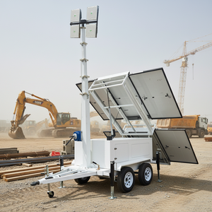 Tour d'éclairage portable, générateur solaire, batterie, éclairage LED mobile, IP66, construction, mines, événements en plein air, situations d'urgence - Product Image 1