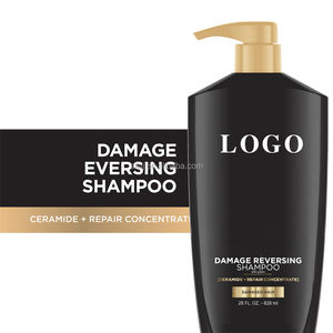 Профессиональный шампунь для волос с кератином и протеинами от OEM-производителя, без сульфатов, для салонного использования - Product Image 1