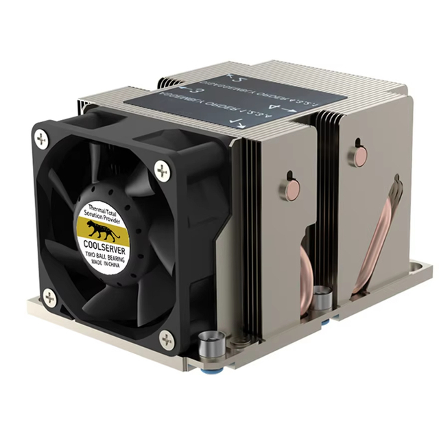 2U M82 Server Cooler LGA4677 Platform CPU Heatsink 5 Heat Pipes Computer Copper Base 2u Server Cooler