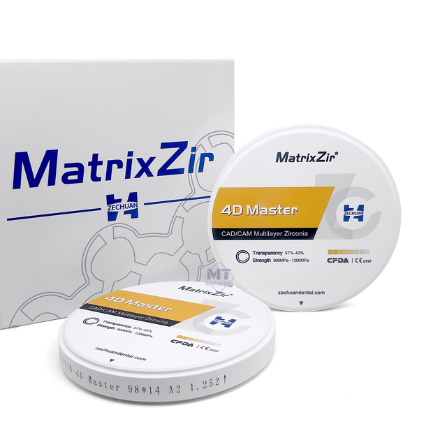 Matrixzir CAD/CAM Multilayer Zirconia Block for Full Mouth Long Bridge