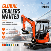 LOGWAY Mini Excavator Laris untuk Konstruksi di Area Sempit dengan Tenaga Kubota, Track Karet, dan Kanopi Pro Mini Excavator