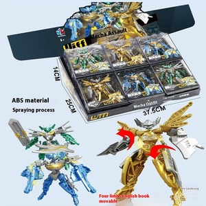 Independentemente Embalados Transparente Robô Modelo de Deformação Crianças Brinquedo <span class=keywords><strong>King</strong></span> <span class=keywords><strong>Kong</strong></span> Steel Armor War Dragon Training DIY Light Plastic - Product Image 3
