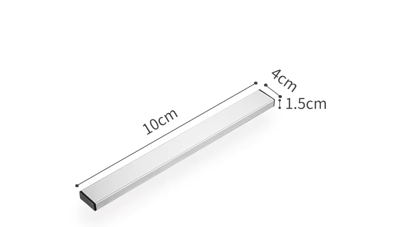 อลูมิเนียมสีเงิน (10 ซม.* 4 ซม.)