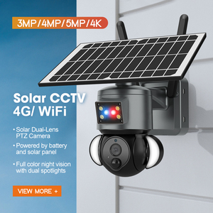 Power Dream Panel Ptz Light Cctv Carte Sim <span class=keywords><strong>Routeur</strong></span> Wifi Avec Alimentation 4g Système de Sécurité Caméra <span class=keywords><strong>Solaire</strong></span> Sans Fil Extérieure - Product Image 4