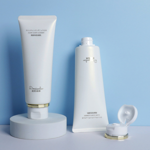 Tubo de plástico cosmético con bomba de loción para crema BB y tapón de rosca para mascarilla compatible con <span class=keywords><strong>Kylie</strong></span> Skin Care - Product Image 3