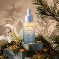 Botol Serum Kaca 20ml Desain Elegan dengan Pipet Tetes untuk Kemasan Serum Perawatan Kulit dan Minyak Esensial, Bentuk Silinder dan Lapisan Semprot