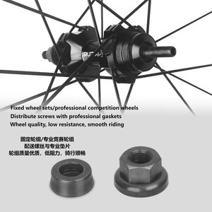 Paire de roues de vélo de piste <span class=keywords><strong>fixie</strong></span> à vitesse unique 700C personnalisée alliage 50mm jante piste <span class=keywords><strong>fixie</strong></span> ensembles de roues de vélo - Product Image 2