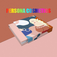 Cajas de Regalo Personalizadas con Logotipo, de Papel Ecológico de Lujo, para Cosméticos, Impresión de Marca Privada, al por Mayor, para Rubor, Corrector, Sombra de Ojos y Paletas de Maquillaje