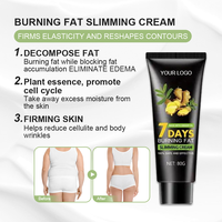 Crème amincissante thermique active pour le corps pour femmes professionnelles infusée de gingembre à la caféine pour brûler efficacement les graisses Cellulite