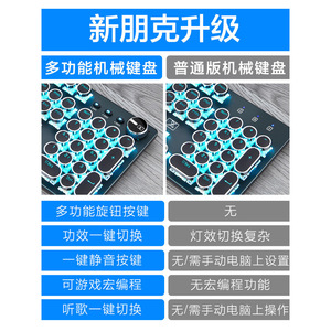 New KB1000 Mechanical <b>Keyboard</b> <b>Mouse</b> Combo 104 Keys Metal Design Wired Gaming Set - Product Image 4