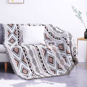 Tùy Chỉnh Tất Cả Các Hơn Dệt Nặng Cotton Pha Trộn Lông Cừu Chăn Dệt Kim Ném Hữu Cơ Lễ Hội Bản Đồ Thế Giới Mô Hình Giáng Sinh Chăn - Product Image 1